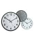 Wanduhr Quarz Ø 30cm analog grau