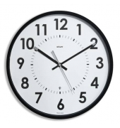 Wanduhr Funk Ø 30cm schwarz
