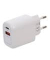 Ladekabel USB+C-Stecker weiß