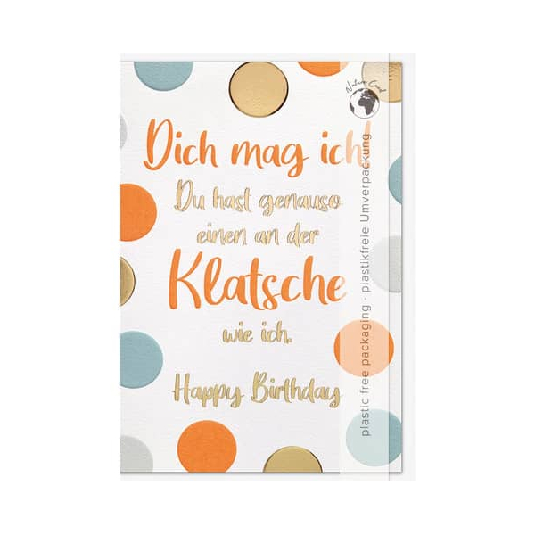 5 Stück BSB Geburtstagskarten 60-1023 Good Vibes 4000867745034 BSB