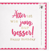 Geburtstagskarten 60-2019 Good Vibes