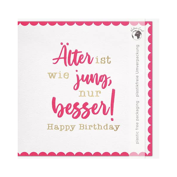 5 Stück BSB Geburtstagskarten 60-2019 Good Vibes 4000867745317 BSB