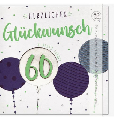 Geburtstagskarten 60-2030
