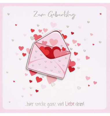 Geburtstagskarten 66-2029 15x15 cm 150mm x 150mm (BxH)