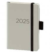 Buchkalender 02-0352, hellgrau, 1 Woche /  2 Seiten, 9x14cm (A6), 2026 Buchkalender 02-0352, hellgrau, 1 Woche /  2 Seiten, 9x14cm (A6), 2026