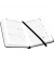 Buchkalender 02-0354, V-Book, schwarz/gold, 1 Woche /  2 Seiten, 9x14cm (A6), 2026
