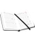 Buchkalender 02-0354, V-Book, schwarz/gold, 1 Woche /  2 Seiten, 9x14cm (A6), 2026