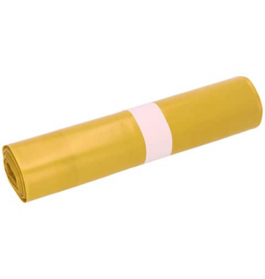 Müllsäcke 23004 Standard Typ 60, gelb, 120 Liter, offen