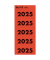 Inhaltsschilder 1425-00-25, 2025, rot, 60x25,5mm (BxH), 