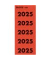 Inhaltsschilder 1425-00-25, 2025, rot, 60x25,5mm (BxH), 