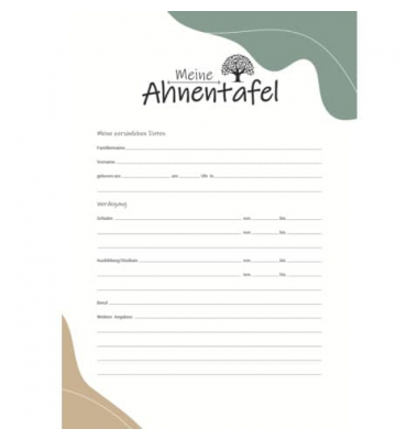 Ahnentafel A2 Meine Ahnentafel