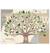 Schmuck-Ahnentafel A1 Illustrierter Baum
