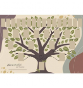 Schmuck-Ahnentafel A2 Illustrierter Baum