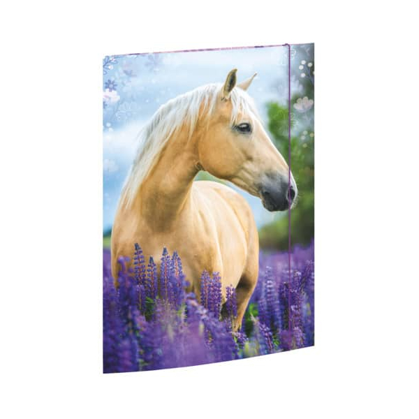 4002871453813 - Gummizugmappe 45381 A3 bunt Karton 500g mit 3 Einschlagklappen 4002871453813 RNK