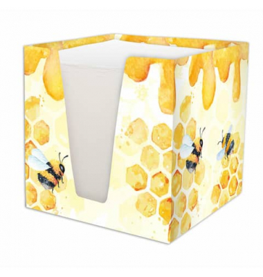 Zettelbox 46800, 92x92mm, inkl. 900 Notizzettel, weiß, Karton