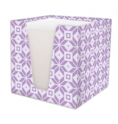Zettelbox 46818, 92x92mm, inkl. 900 Notizzettel, berry, Karton