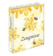 Zeugnisringbuch Honey 46819, bunt "Honey", A4, ohne