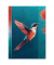 Notizbuch 46820, Kolibri, blau, A5, kariert, 70g, 96 Blatt / 192 Seiten