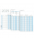 Urlaubsplaner 2025 A4 blau