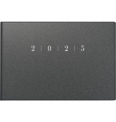 Taschenkalender 70-17 563 805, grau, 1 Woche / 2 Seiten, , 2025