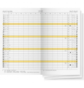 Taschenkalender 70-45 030 005, 1 Monat / 2 Seiten., , 2025