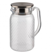 Saft-  Wasserkanne 1 Liter transparent
