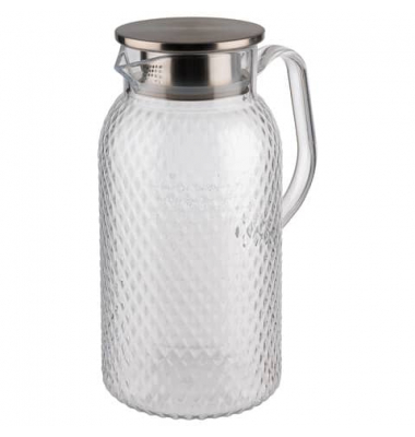 Saft-  Wasserkanne 1,8 Liter transparent