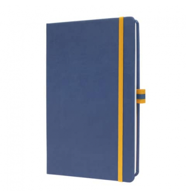 Notizbuch LS104, linescape, blau , A5, kariert, 80g, 88 Blatt / 176 Seiten