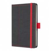 Buchkalender C2556, Conceptum, dunkelgrau, 1 Woche / 2 Seiten, 9,5x15cm (A6), 2026