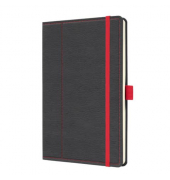 Buchkalender C2555, dunkelgrau, 1 Woche / 2 Seiten, 13,5x20,3cm (A5), 2026