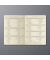 Buchkalender C2525, schwarz, 2 Seiten / links Woche / rechts Notizseite, , 2025