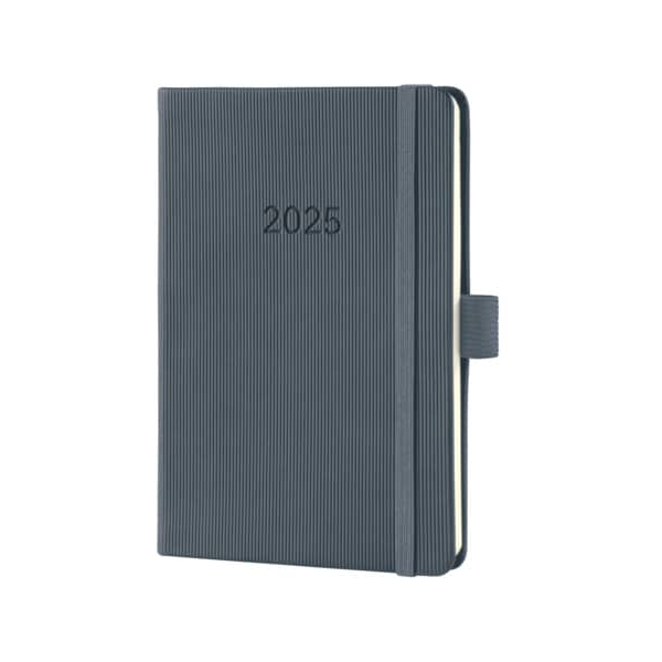 4004360780493 - Buchkalender C2567 Conceptum dunkelgrau 2 Seiten   1 Woche 108x151mm (HxB) (ca A6) 2025 4004360780493 Sigel