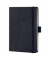Buchkalender C2515, schwarz, links Woche / rechts Notizseite / 2 Seiten, 20,8x15,1cm (A6), 2026