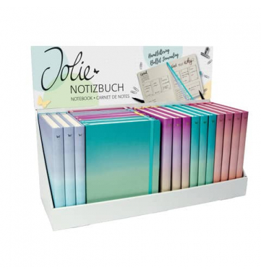 Notizbuch SF530, farbig sortiert, sortiert