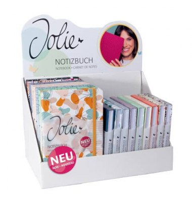 Notizbuch SF527, Jolie, farbig sortiert, sortiert