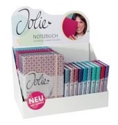 Notizbuch SF526, Jolie Flair, farbig sortiert, A5+A6, liniert, 80g, 87 Blatt / 174 Seiten