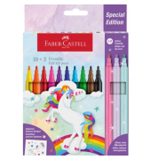 Faserschreiberetui 10+3ST Einhorn