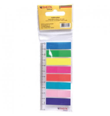 Index-Streifen auf Lineal 8x25Blatt sort