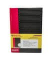 Registerbuch 955-40, schwarz/rot, A5, liniert, 90g, 96 Blatt / 192 Seiten