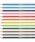 Buntstifte-Set STABILO GREENcolors Promoetui, D/87-2450, farbig sortiert, sechskant, Packung
