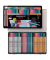 Filzstifte-Set Etui &bdquo;ARTY: CREATIVE SET Filzstifte & Fineliner&ldquo;, 87-3432, sechskant, Etui  Metall