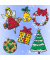 Window Color Christmas 25ml 10ST sort.