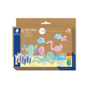 Fingerfarben 6ST Pastell sortiert