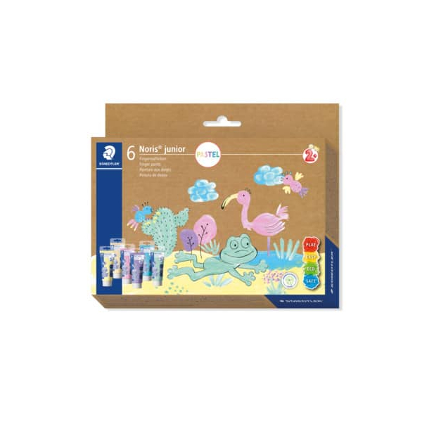 4007817139745 - Fingerfarben 6ST Pastell sortiert 4007817139745 Staedtler