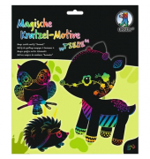 Bastelset Magische Kratzelmotive Tiere