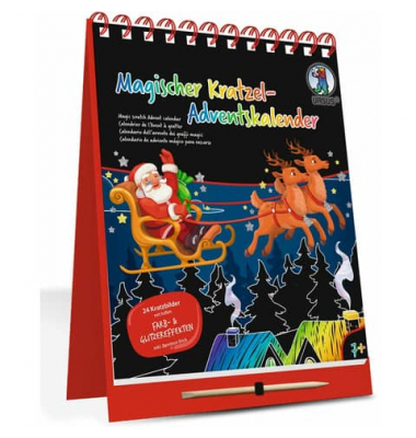 Magischer Kratzel-Adventskalender