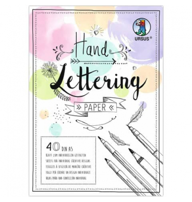 Handlettering-Block A5 40BL Pastel Mix