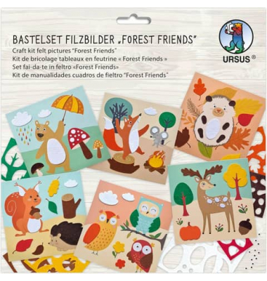 Bastelset Filzbilder Forest Friends