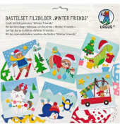 Bastelset Filzbilder Winter Friends