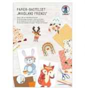 Papier-Bastelset Woodland Friends